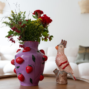 Vase fraises sauvages Kare Design