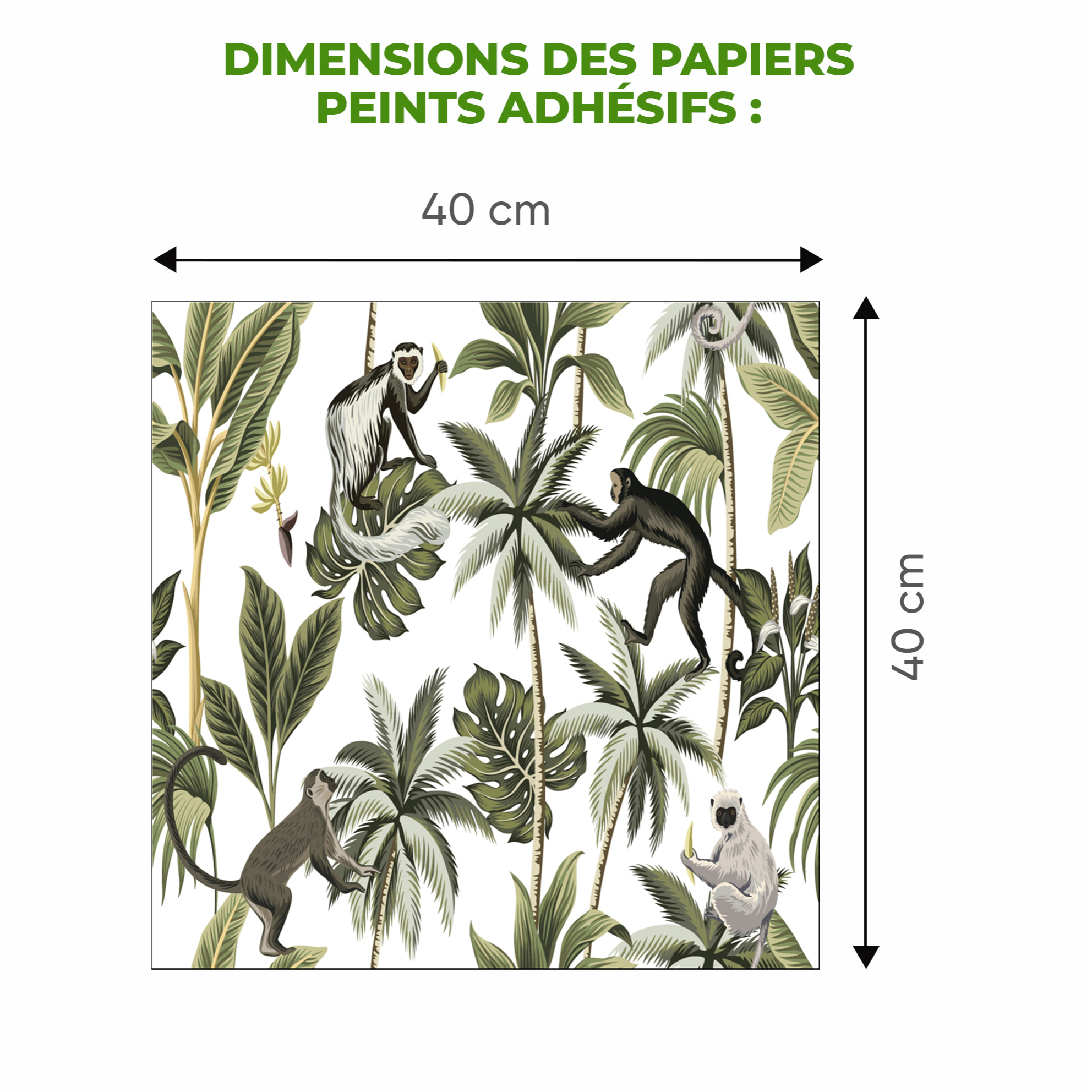 Sticker effet papier peint - PANDO