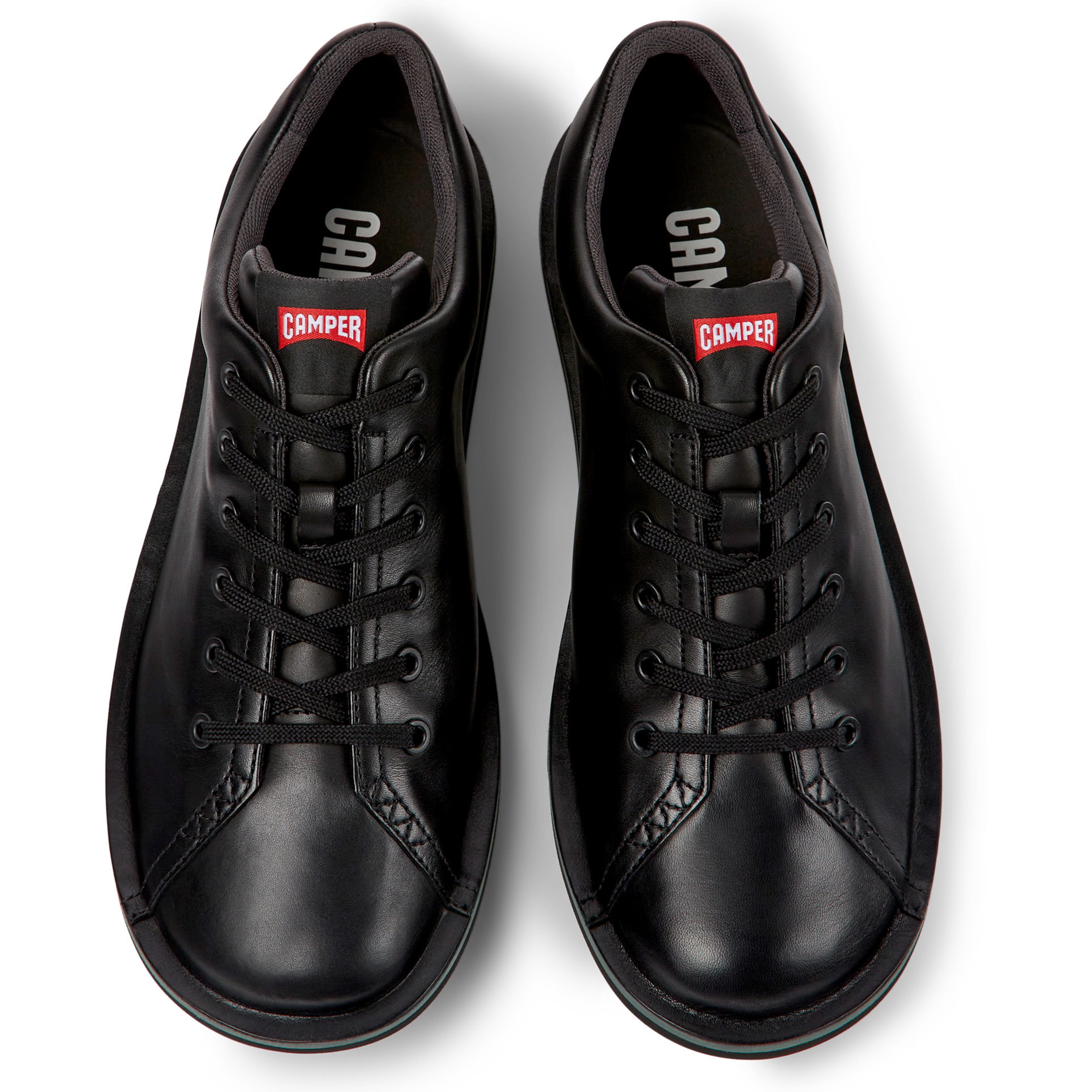 Sneakers - CAMPER Beetle - Nero - Pelle liscia
