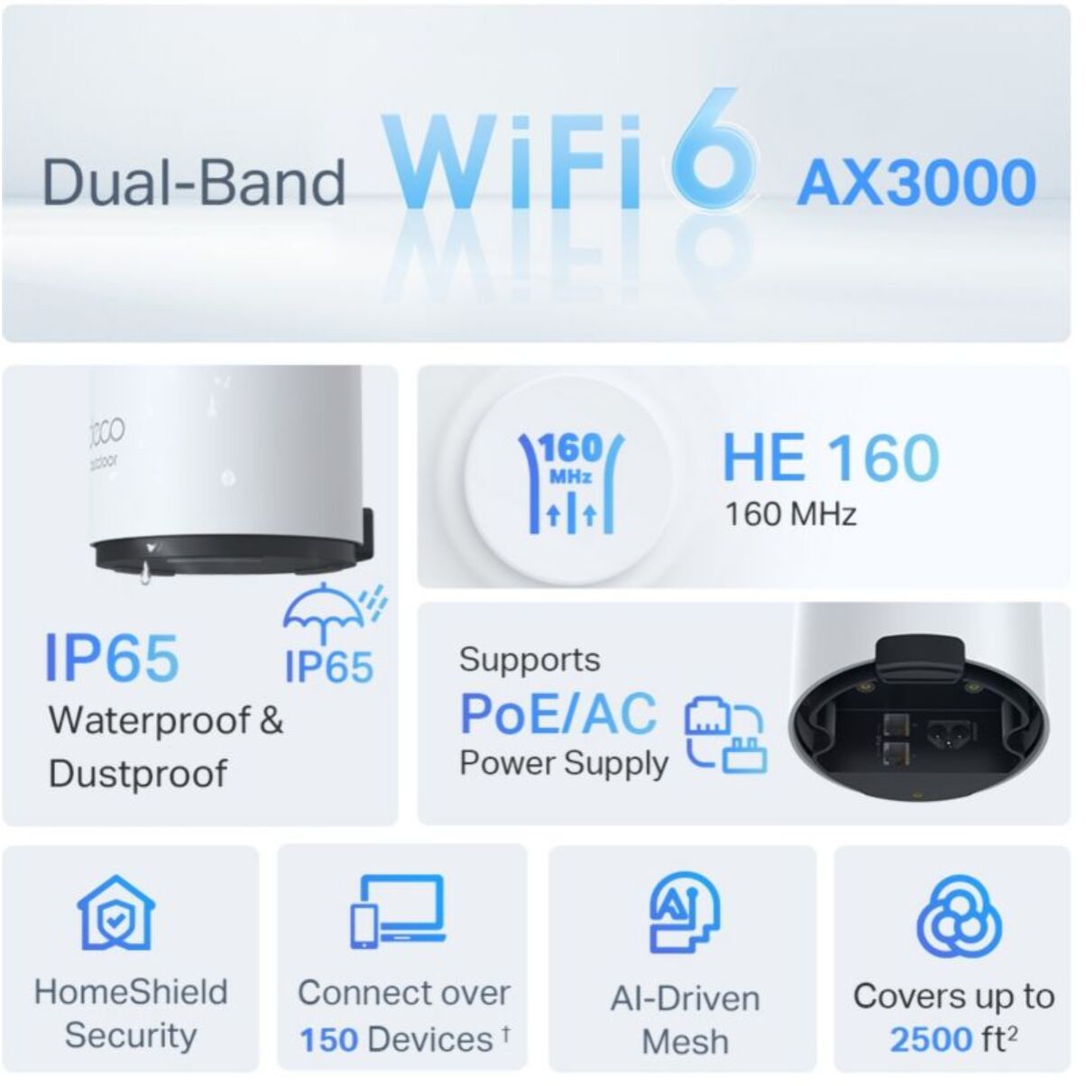 Routeur Wifi TP-LINK Deco X50-Outdoor (1-pack) AX3000
