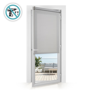 Store enrouleur SCREEN PRO Solaire sans perçage Gris
