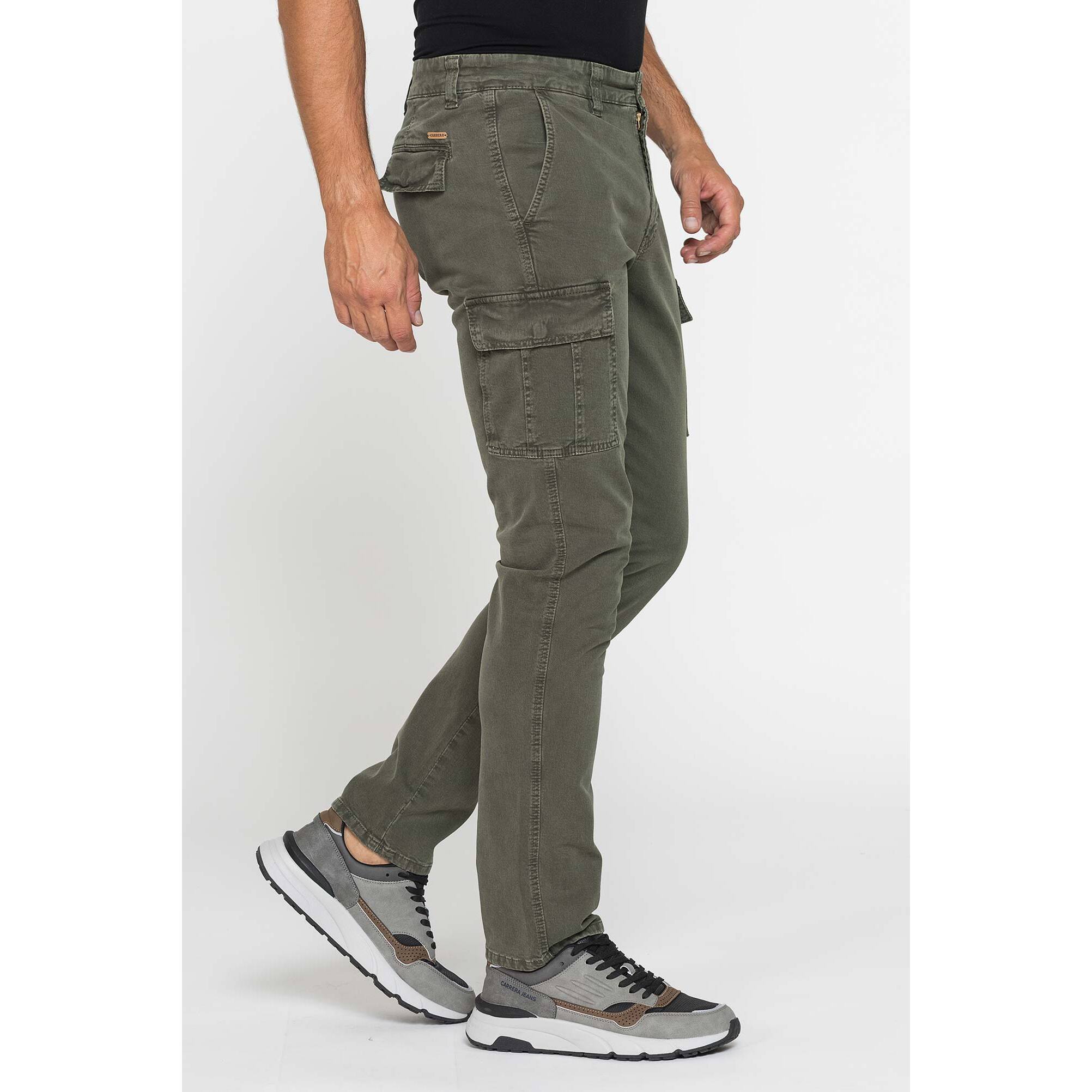 CARGO MOD. 619 SLIM FIT IN PESANTE GABARDINA STRETCH