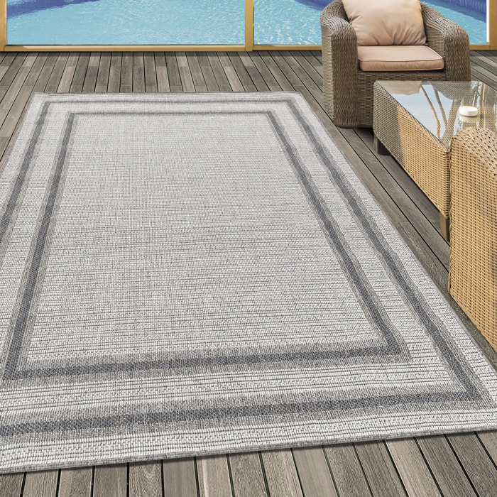 ARUBA - Tapis intérieur / extérieur à motif géométrique crème