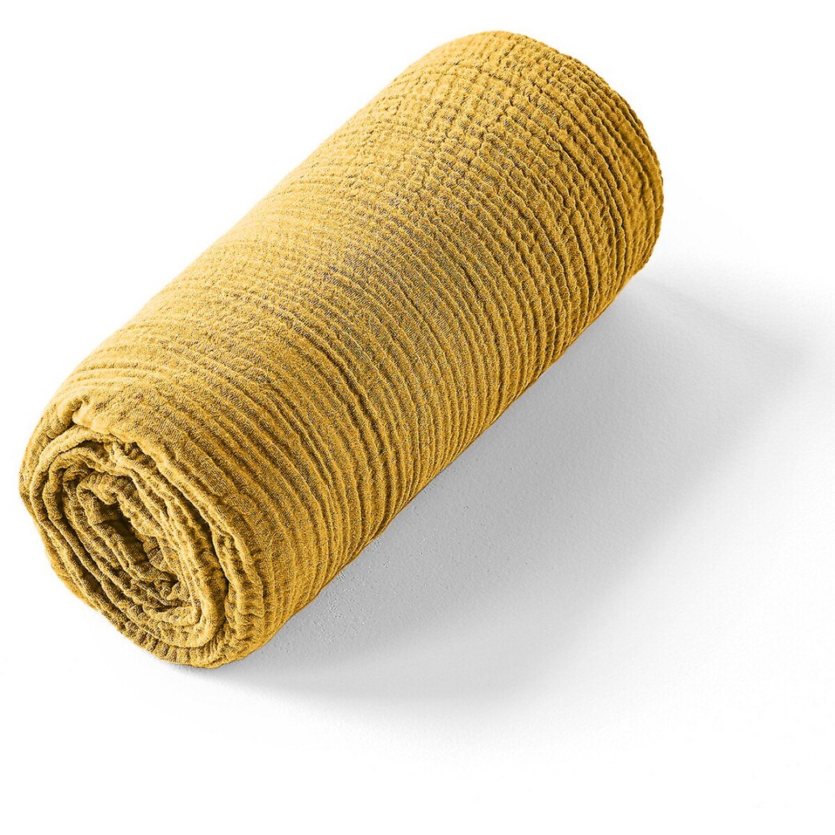 Drap housse gaze de coton ecru naturel