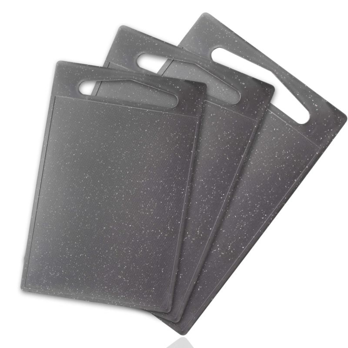 Ensemble 3 planches à découper aspect granit gris Classbach C-SB4012K-GRY