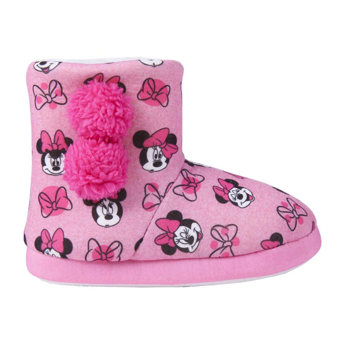 Pantofole stivaletti da Casa Disney Minnie Lei Disney Rosa