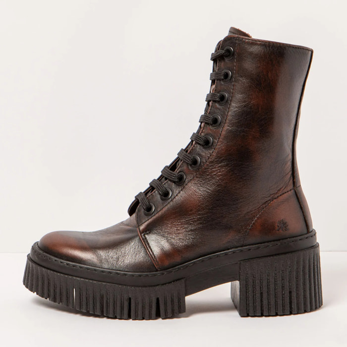 Botines con tacón 1375 ASPORT CASTAGNA/YORK color Castagna