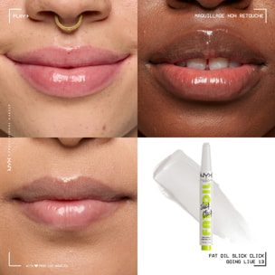 NYX Professional Makeup FAT OIL SLICK CLICK Baume à lèvres GOING LIVE