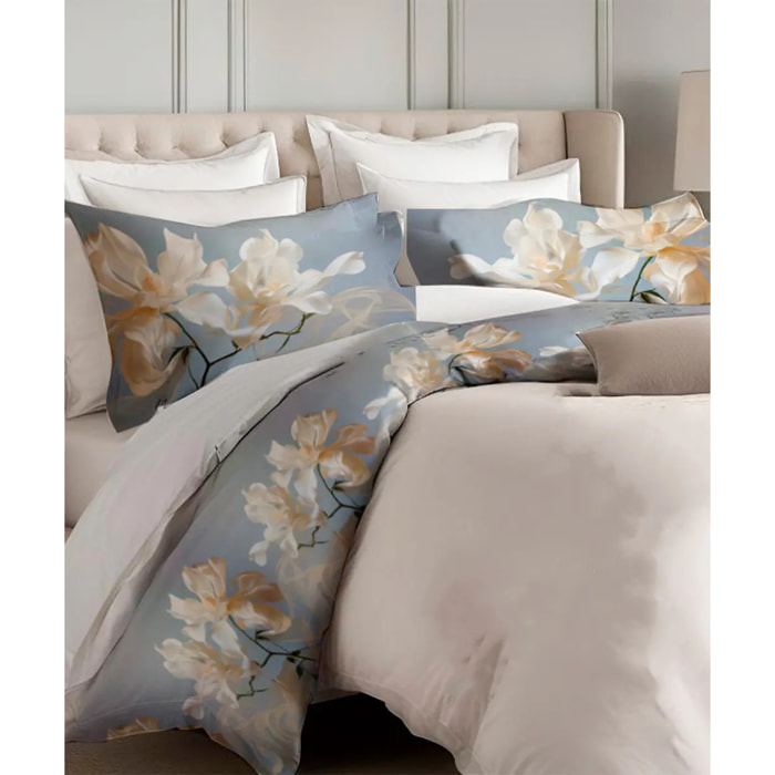 Completo Lenzuola Balzate 2 piazze Relax 142 100% Cotone e Made in Italy con stampa digitale HD