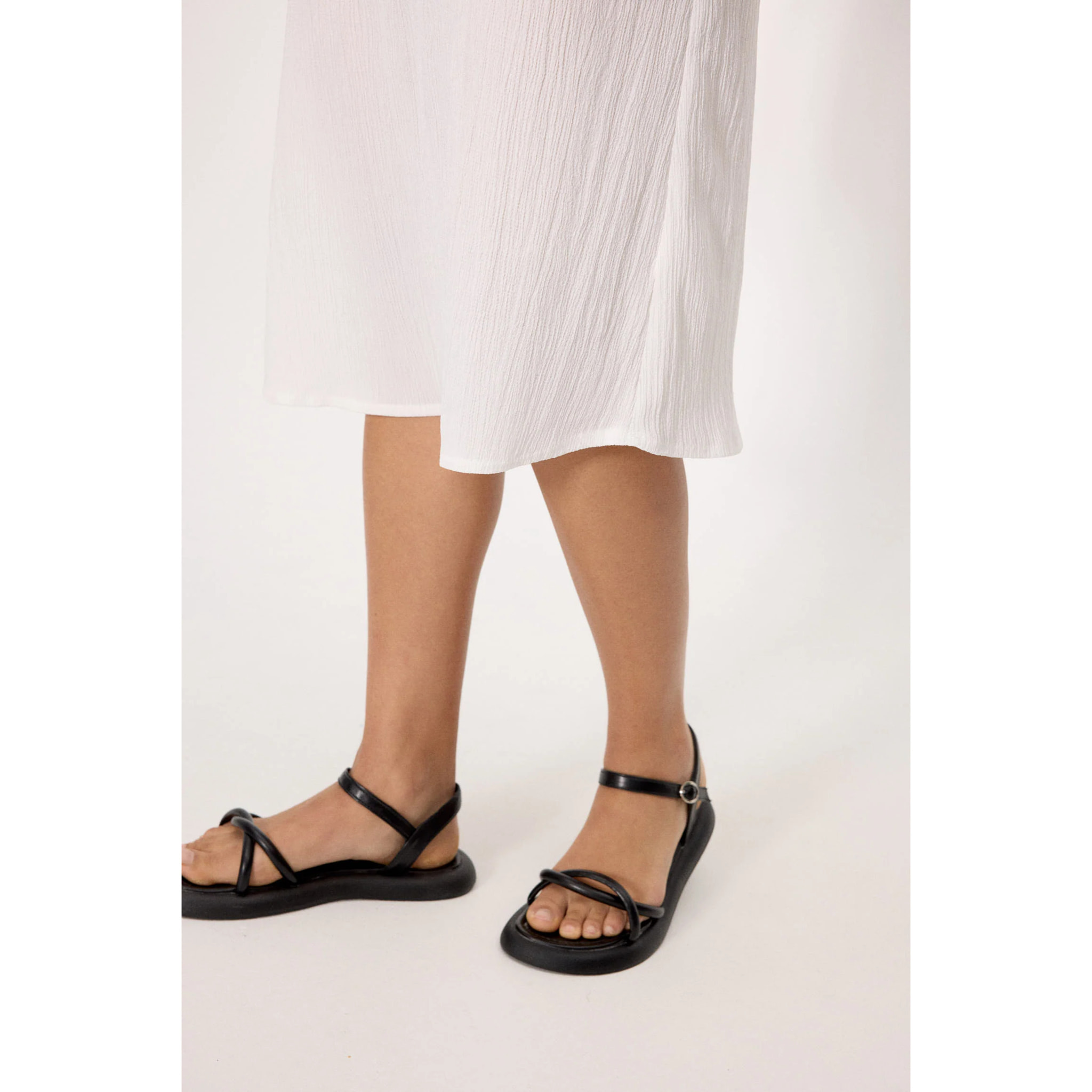 Vestito midi Bianco