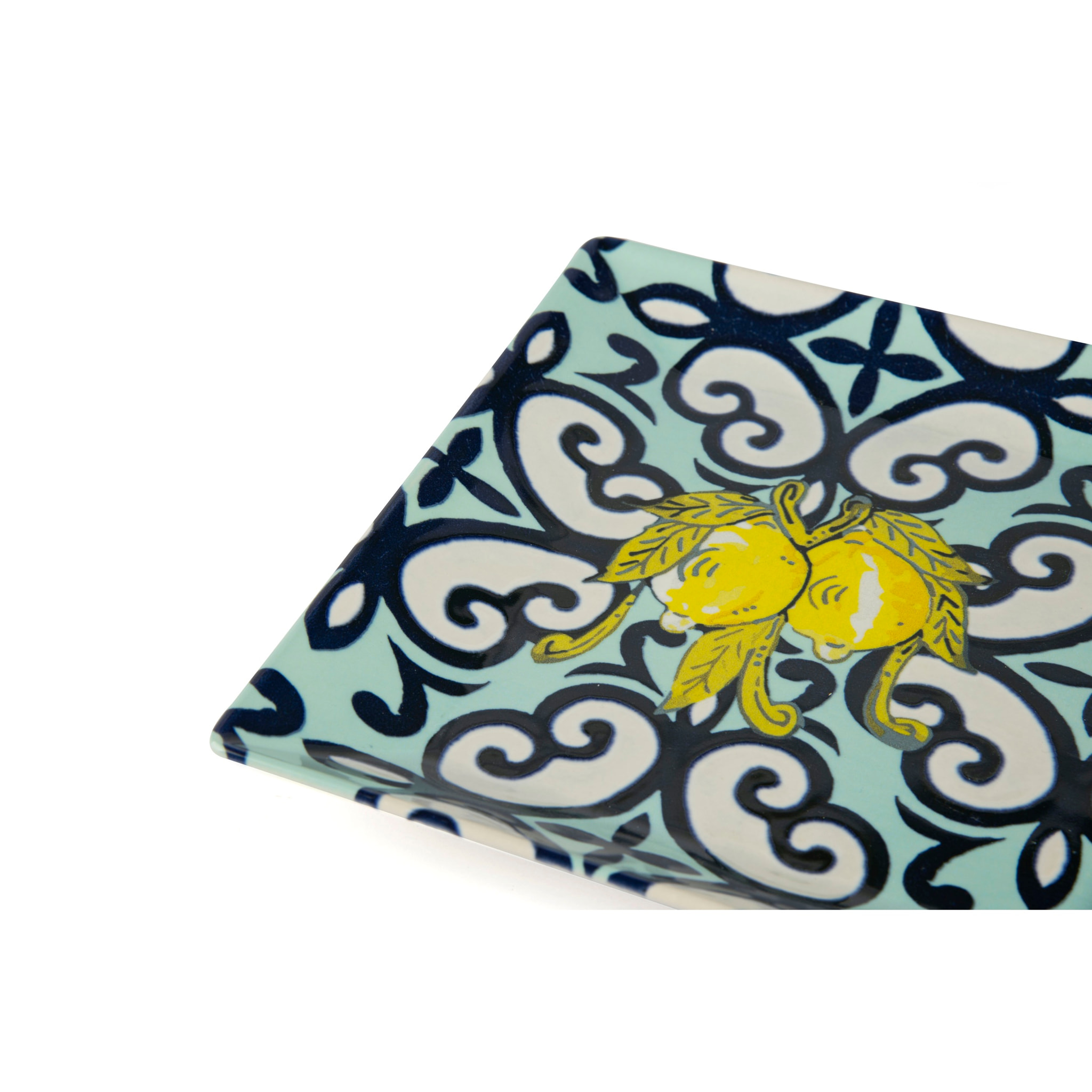 Set 6 piatti piani Excelsa – Amalfi, Ceramica Multicolore