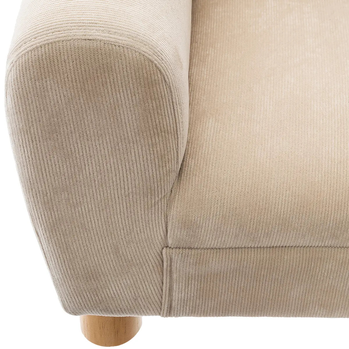 Fauteuil enfant ours beige
