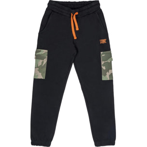 Pantalone da bambino in cotone non garzato Leone Camouflage