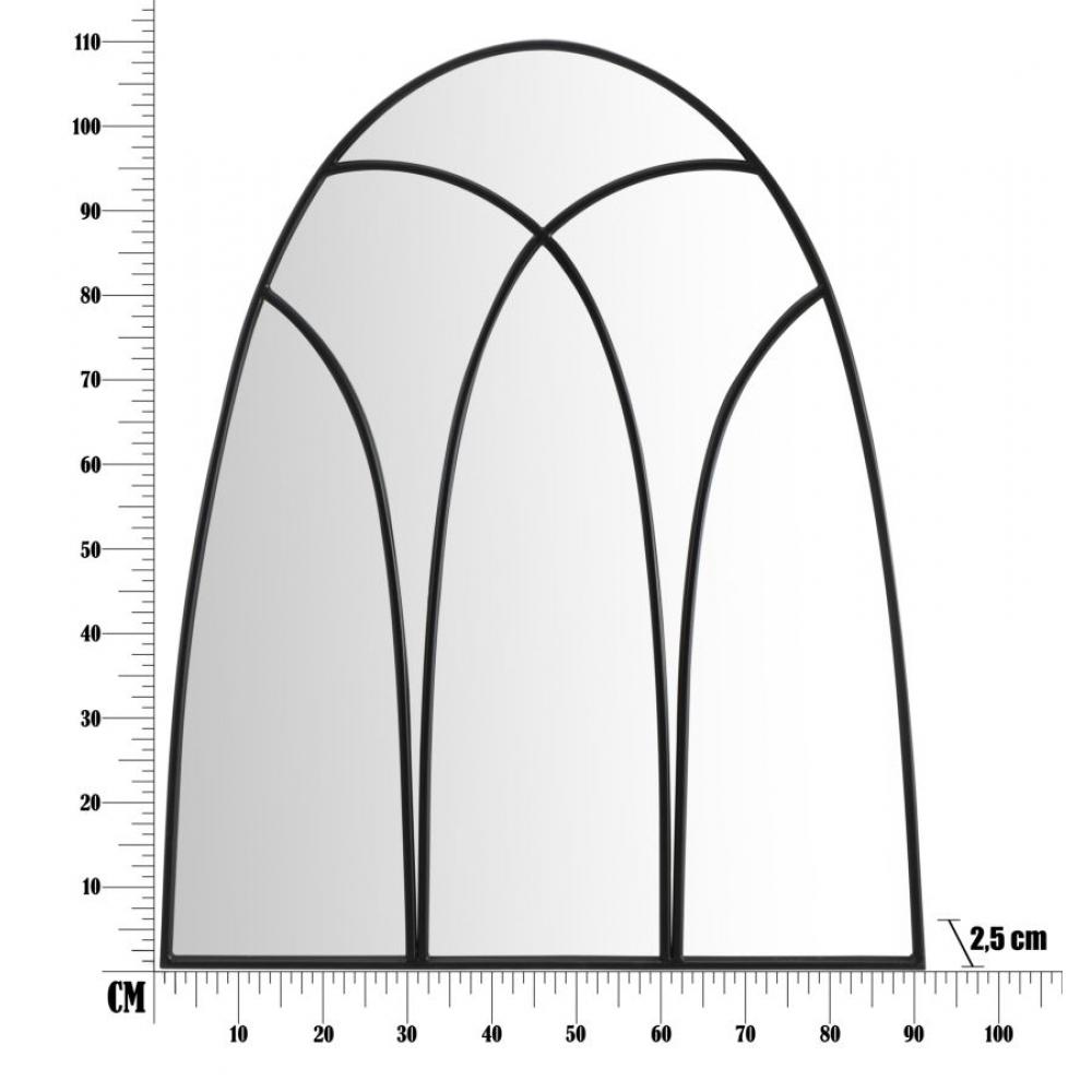 SPECCHIO DA MURO DARK CHARME1921 NERO