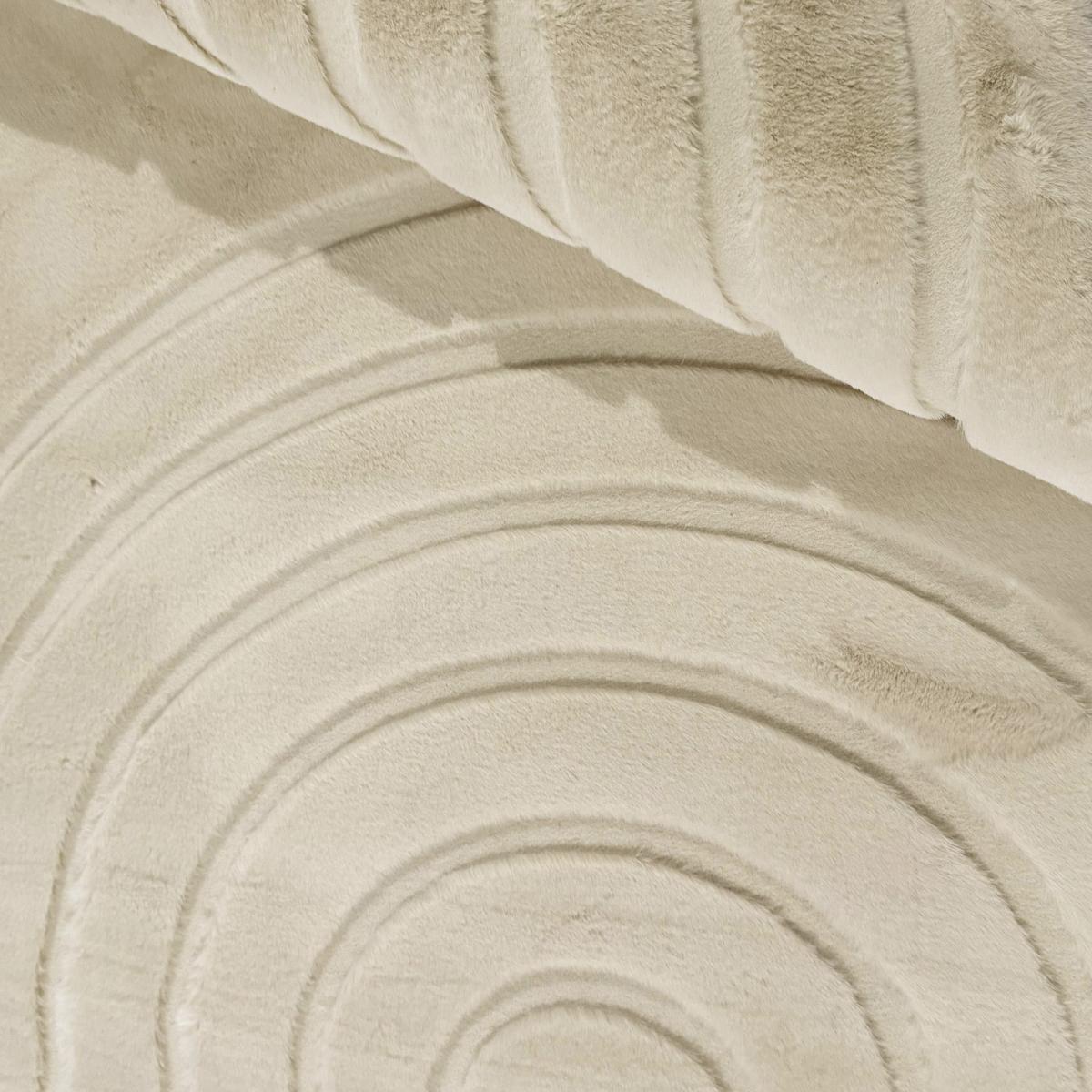 Tapis salon, faux uni sobre, texture en relief