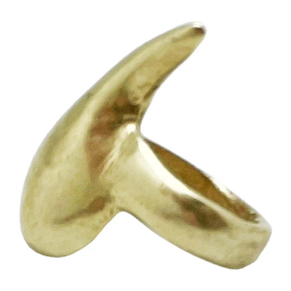 Anillo Gota dorado chapado