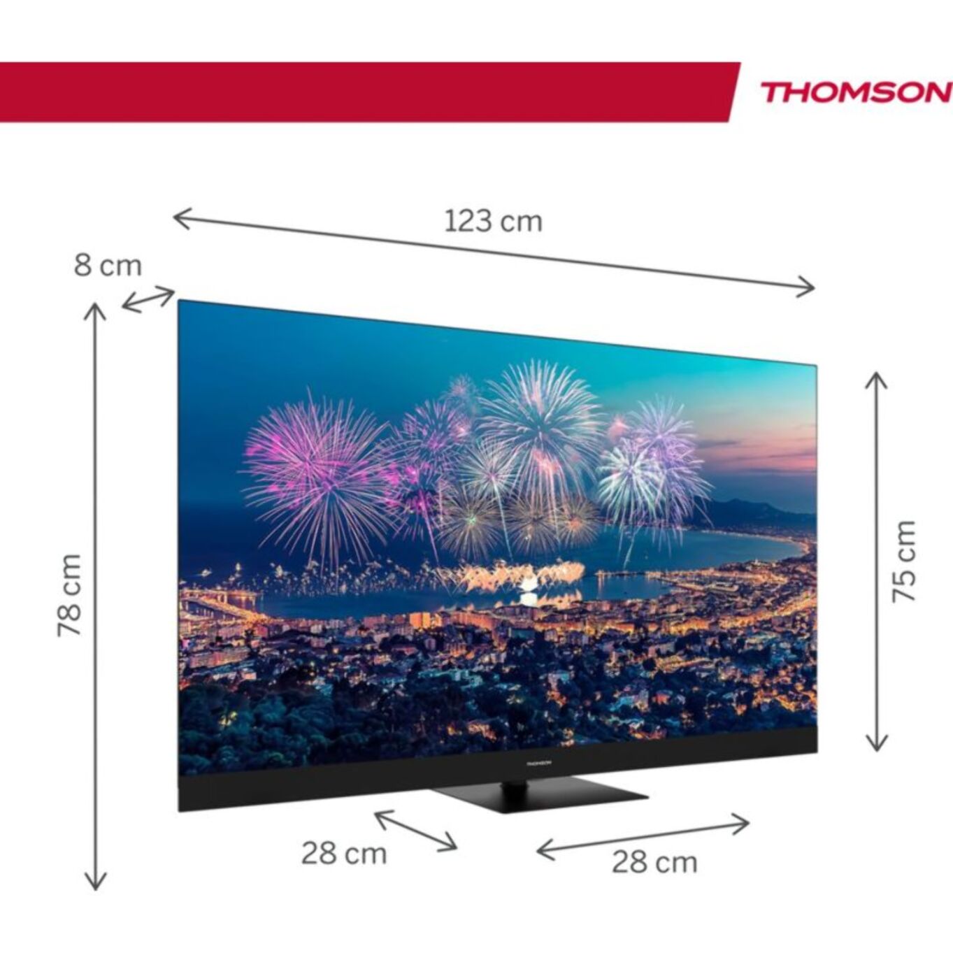 TV QLED THOMSON 55QG6C14 2024