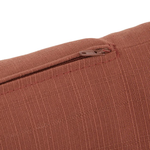 Coussin déco Korai 50x30cm acajou