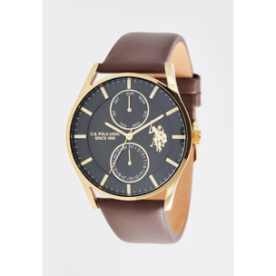 Orologio U.S. Polo Assn. con cinturino in pelle