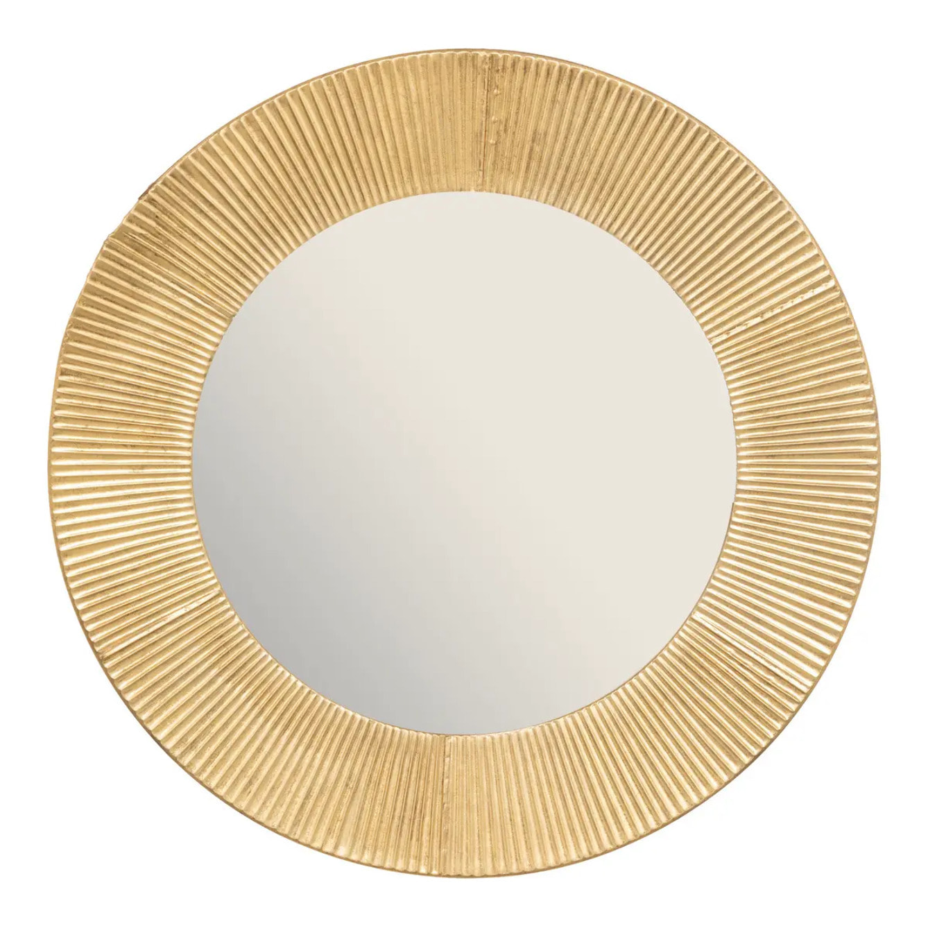 Miroir "Milda" métal doré D90cm