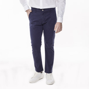 Pantalone gabardine stretch tasca america Polo Club St Martin Blu