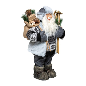Père Noël Tradi Ski 60 cm