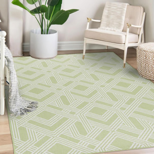 Tapis extérieur tissé kilim en PET PURE