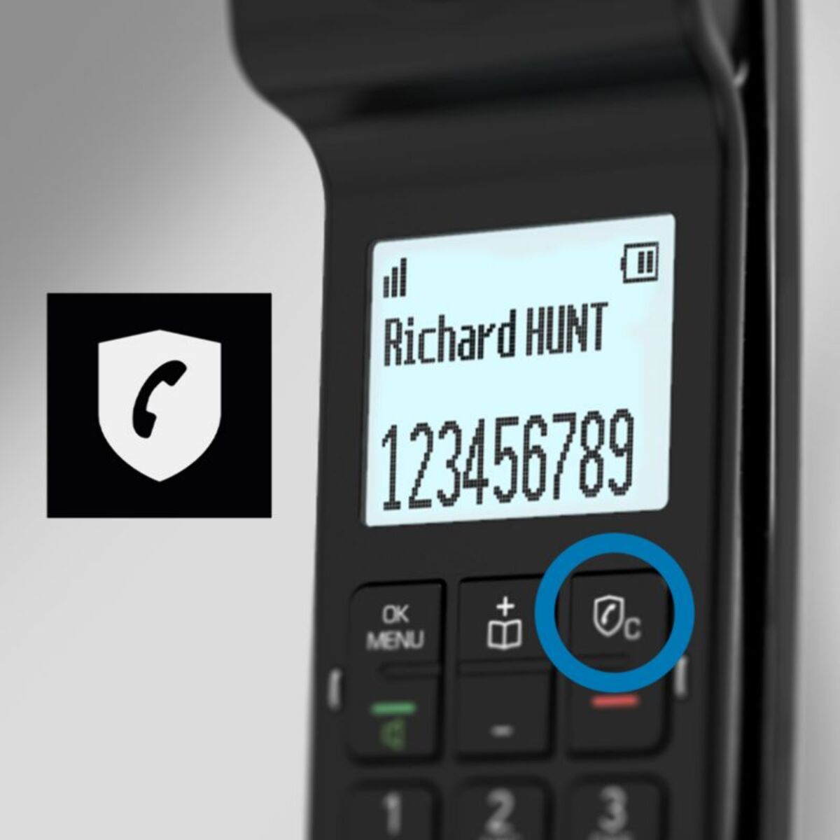 Combiné supplémentaire ALCATEL Combiné Supp ePure Iconic Noir