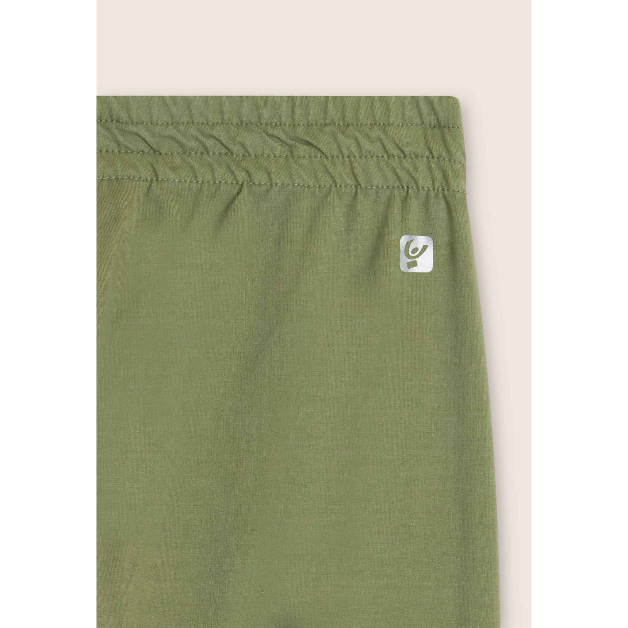 Pantaloni regular in felpa tinto enzimaticamente con fondo elastico