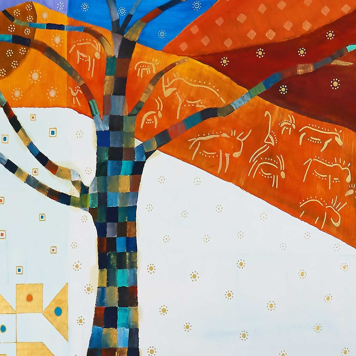 Tableau voyage en namibie Toile imprimée