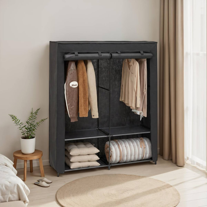 Penderie Dressy rectangulaire 140x165cm noir