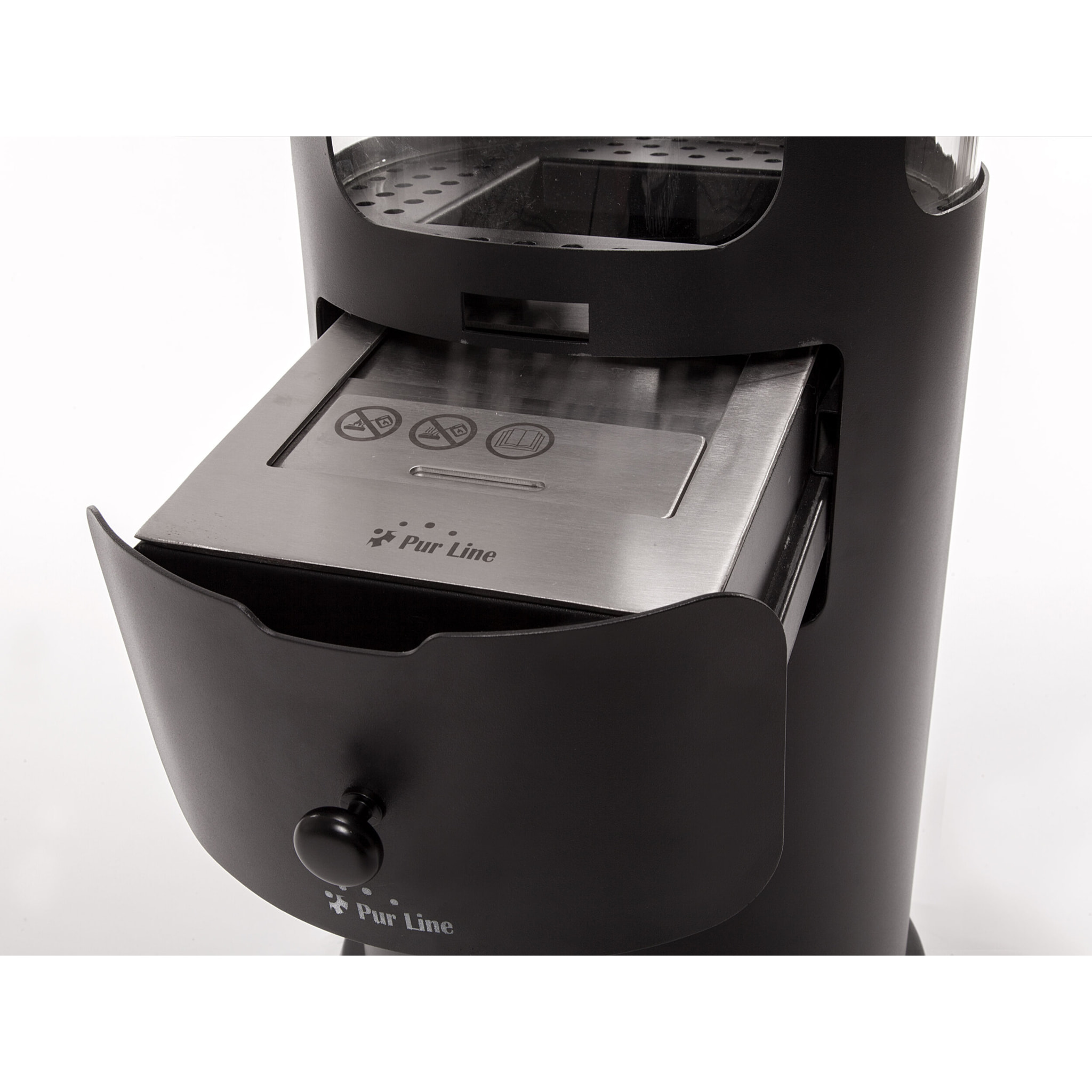 Poêle à éthanol 3kW en acier noir