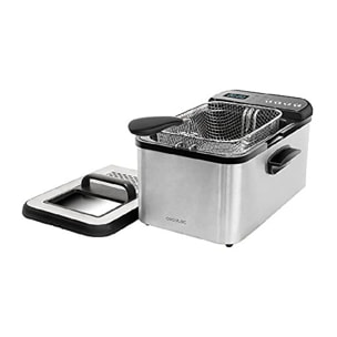 Cecotec Freidora de Aceite de 32 Litros Cleanfry Luxury 3000. 2400 W Acero Inoxi