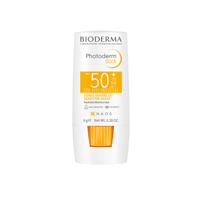 PHOTODERM SPF50+ - Stick Zones Sensibles Très Haute Protection 8g