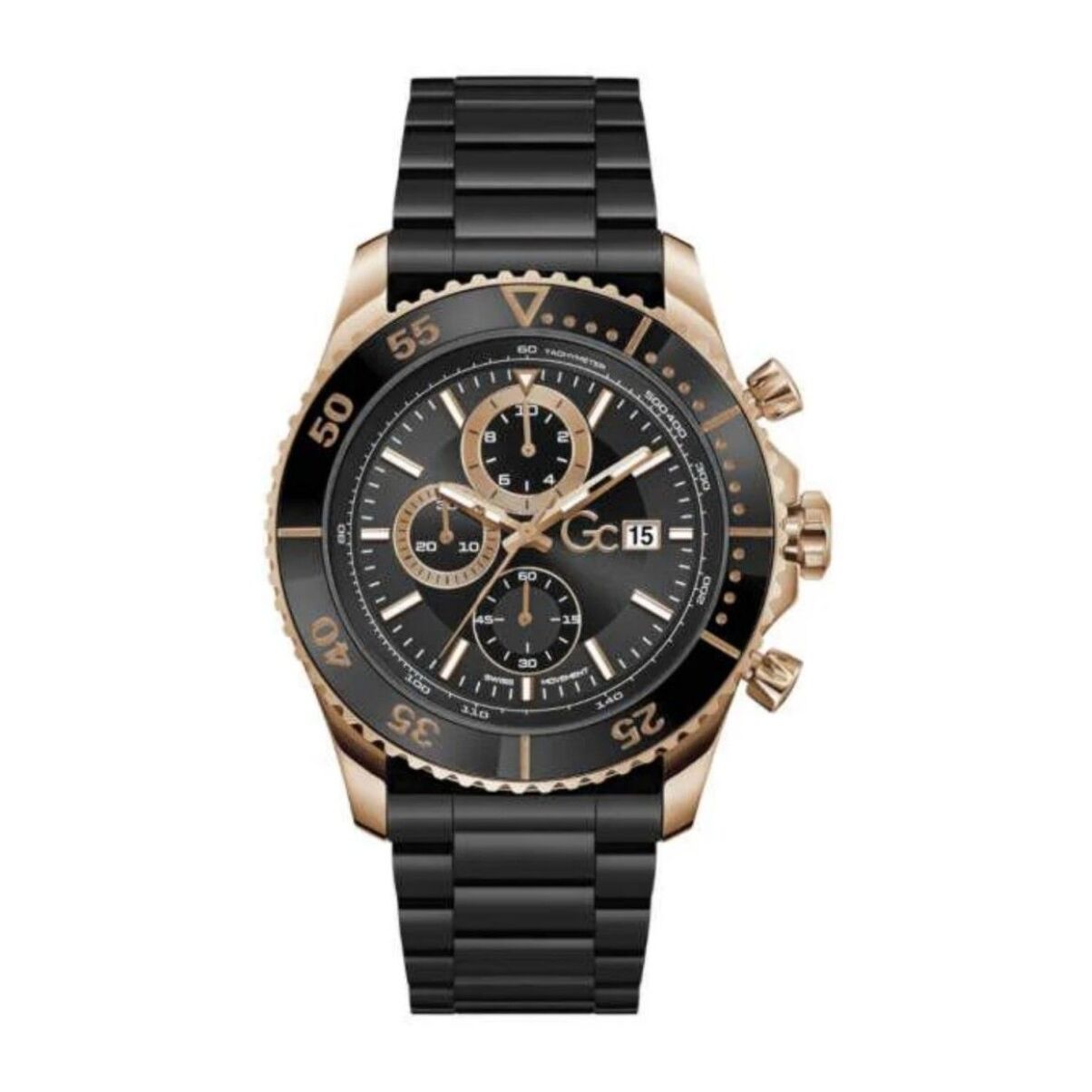 Reloj Gc Z51004G2MF Hombre Analogico Cuarzo con Correa de Ceramica