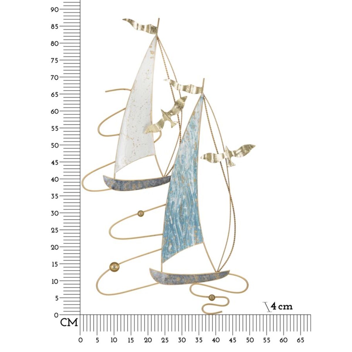 PANNELLO IN FERRO VELA COLOR CM 51,4X4X87