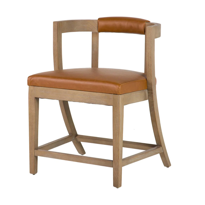 Silla Madera Fresno Marron 59x57x78 Cm