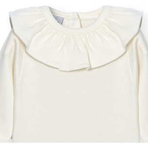 Body bebé manga larga cuello volante