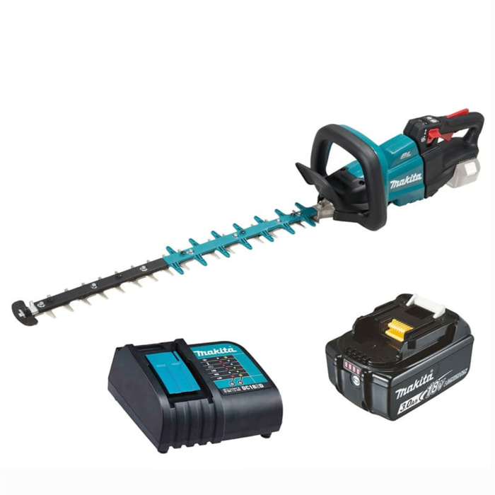 Cortasetos 18V Li-Ion 3 Ah 60 cm MAKITA - 1 batería 3.0Ah Liion + cargador - DUH602SF