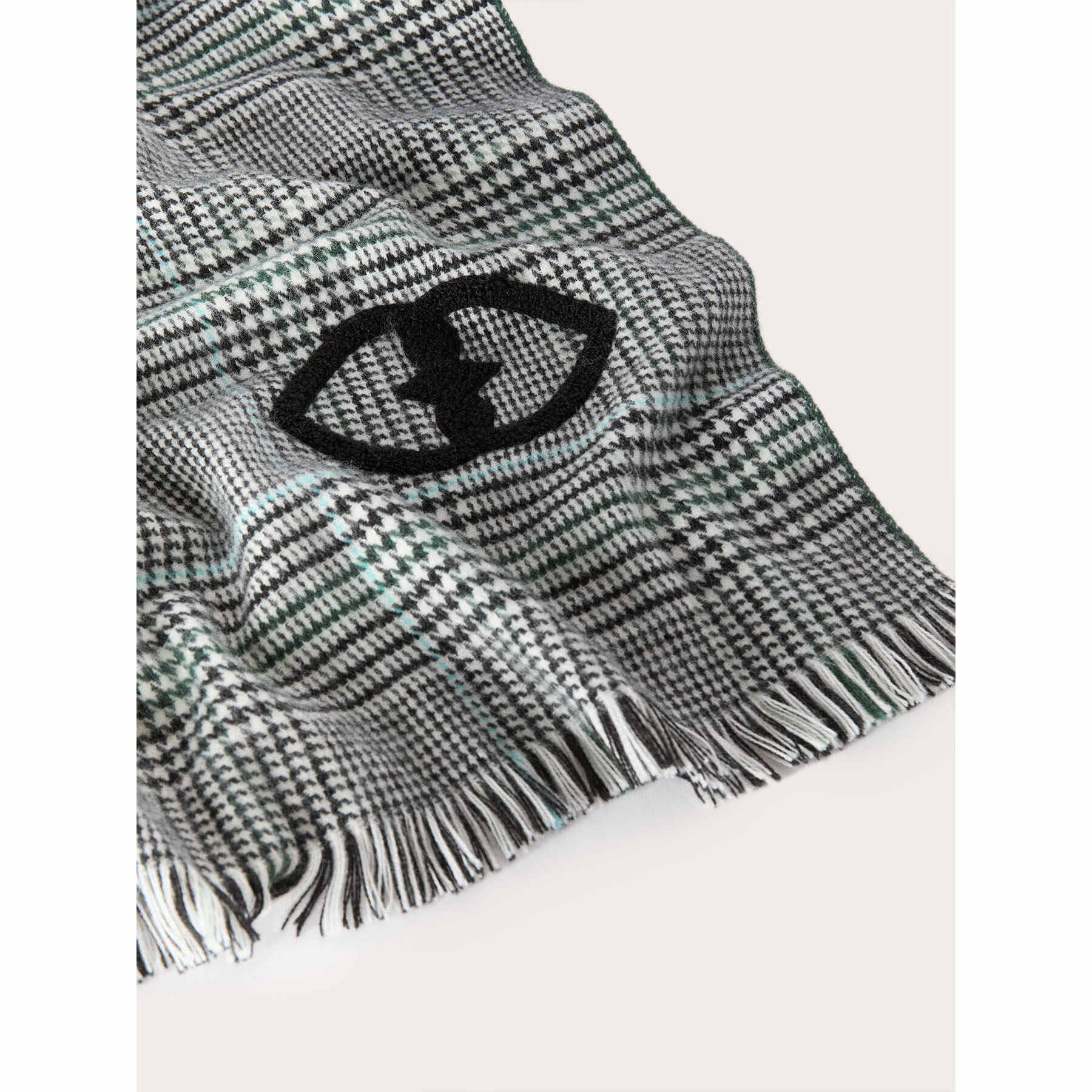 Motivi - Bufanda jacquard fantasía pata de gallo - Gris