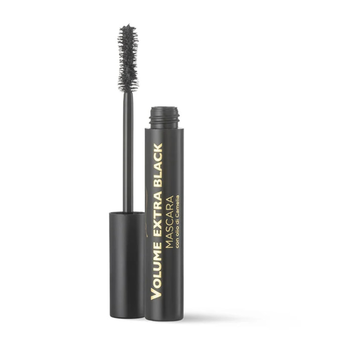 Mascara volume Extra black con olio di Camelia