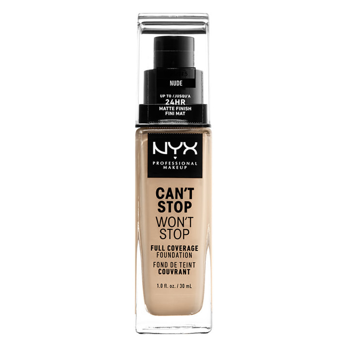 NYX Professional Makeup Can't Stop Won't Stop Fond de teint Nude