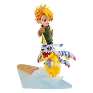 Digimon Adventure G.e.m. Series Pvc Statua Yamato Ishida & Gabumon 2022 Ver. 12 Cm Megahouse