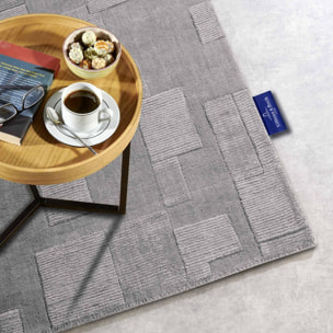 Tapis salon, motif géométrique authentique, piena, tissé main