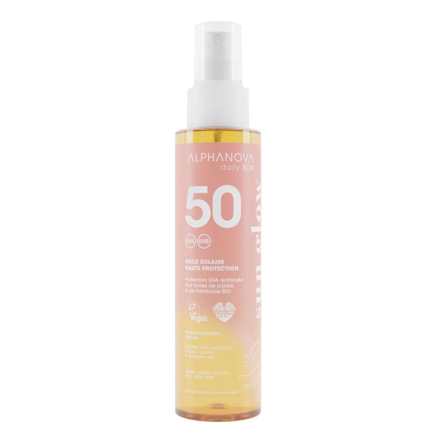 Sun Glow - Huile Solaire SPF 50 125 ml