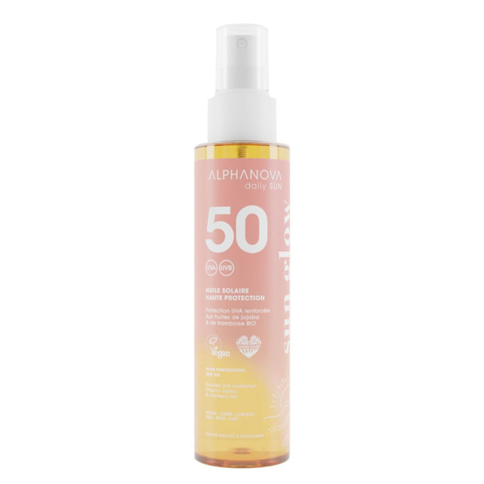 Sun Glow - Huile Solaire SPF 50 125 ml