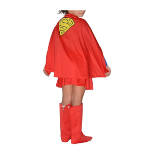 Costume Completo Supergirl Bambina Prodotto Originale Dc Comics