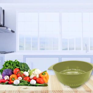 Passoire en plastique vert 23 cm de diamètre Fackelmann Zéro