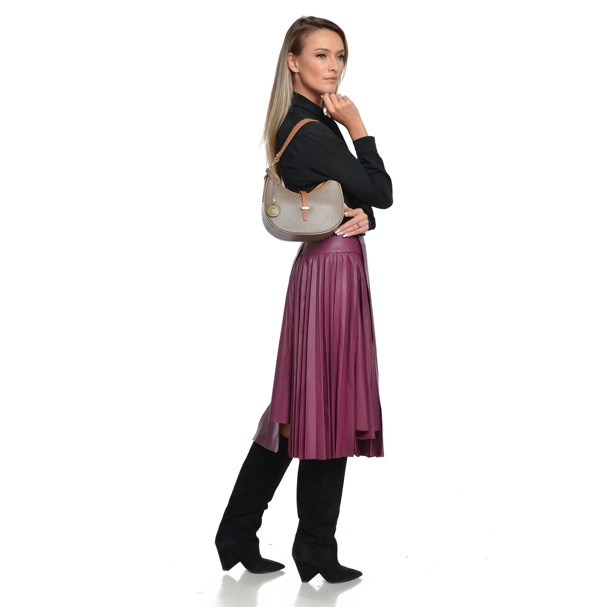 Borsa a spalla Roberta M Beige