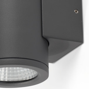 TOND 2L Lampada da parete grigio scuro 3000K